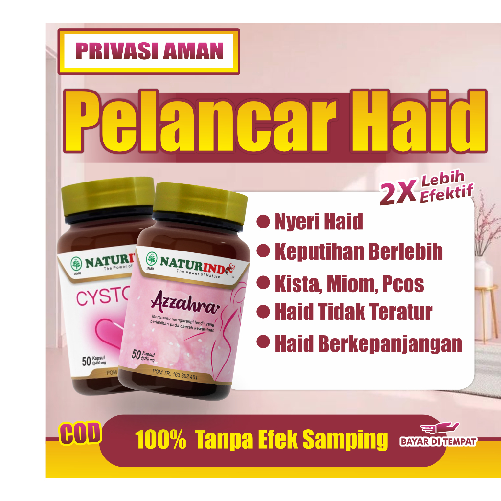 Obat Telat Dateng Bulan Pelancar Haid Telat 1 - 5 Bulan Terlambat Datang Bulan Paling Ampuh Azzahra