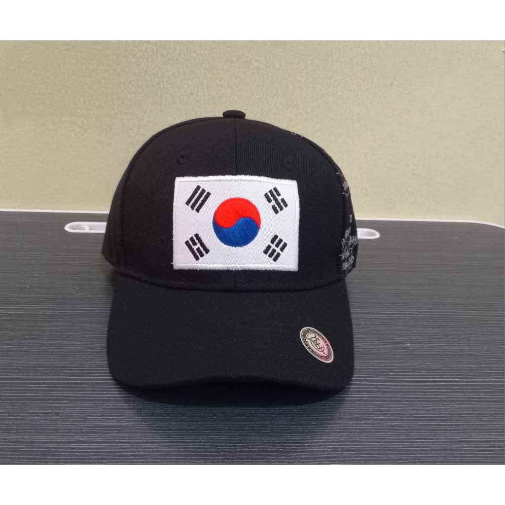 Topi Pria Dewasa Black Hitam Korea Original