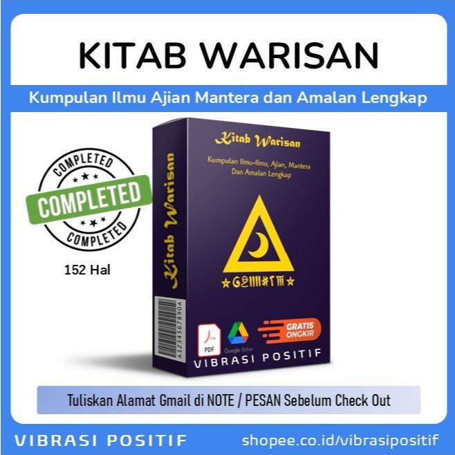 Kitab Warisan (Kumpulan Ilmu Ajian Mantera dan Amalan Lengkap) Mantra