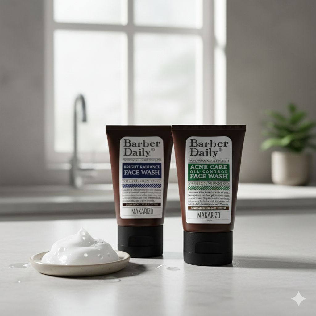 barber daily bright radiance & barber daily acne care