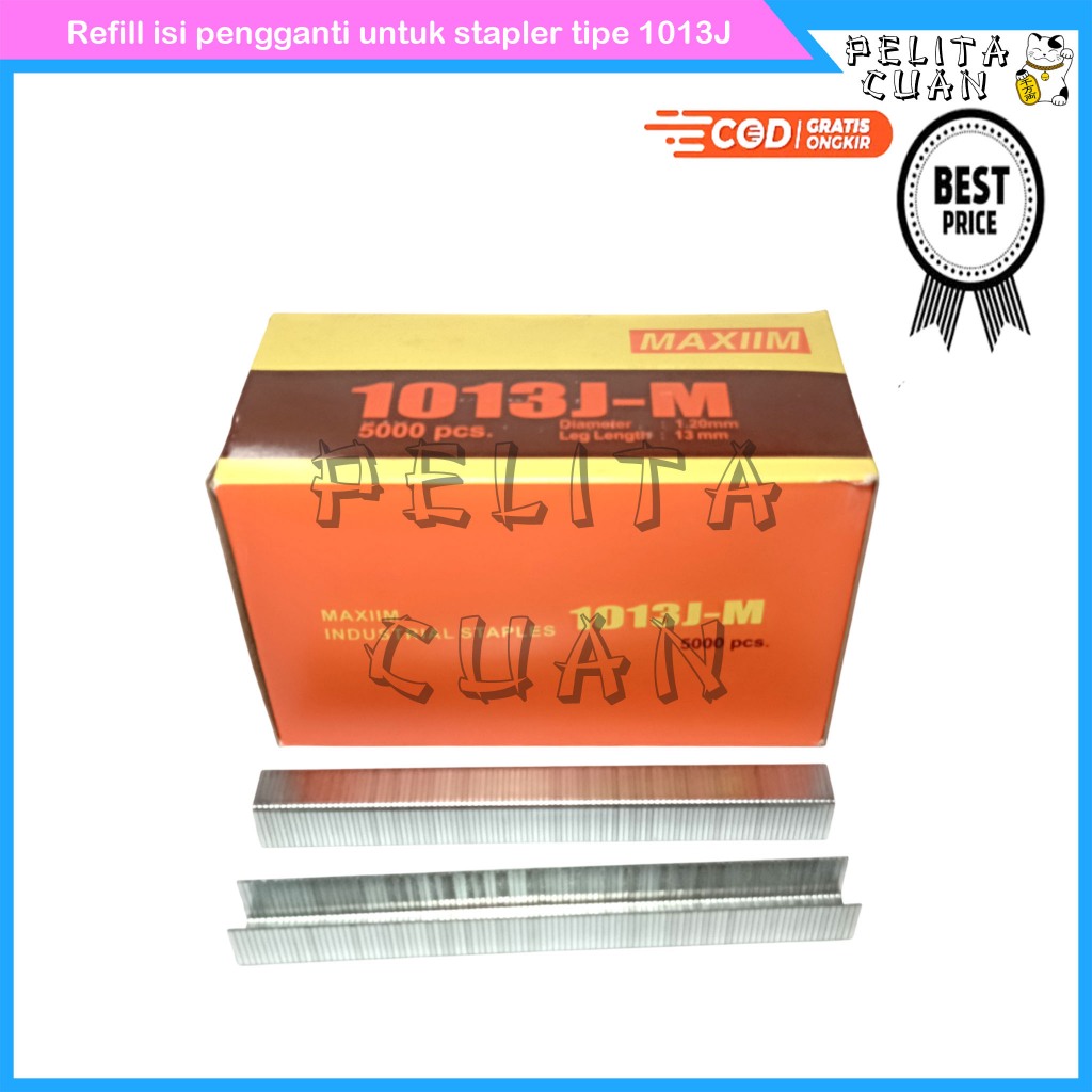 MAXIIM 1013j REFILL AIR NAILER STAPLES STAPLER ISI MATA PAKU TEMBAK 1013J