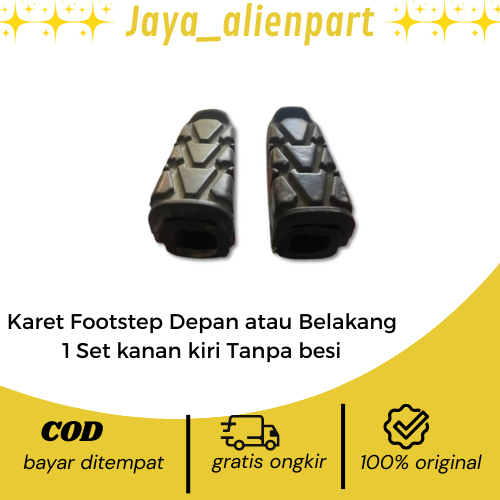 Karet Footstep Step Depan atau Belakang 1 Set Honda Verza Megapro Sonic Supra gtr Cbr150 cb150r asli