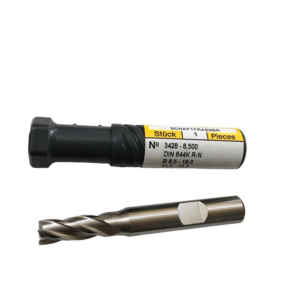 Endmill 8.5 mm HSS 4Flute Merk GUHRING | Endmill HSS 8,5 mm Made in Germany