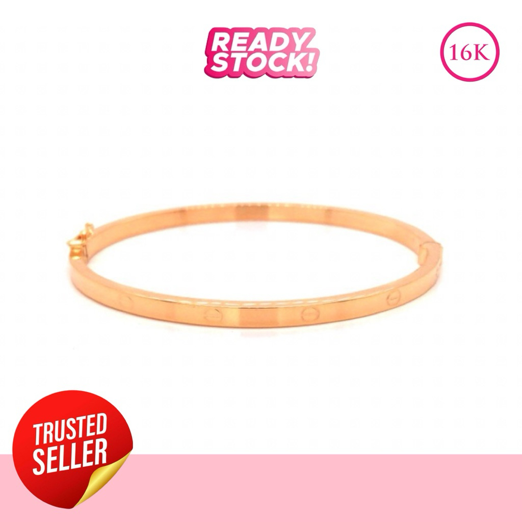 Gelang Oval C Emas 16K