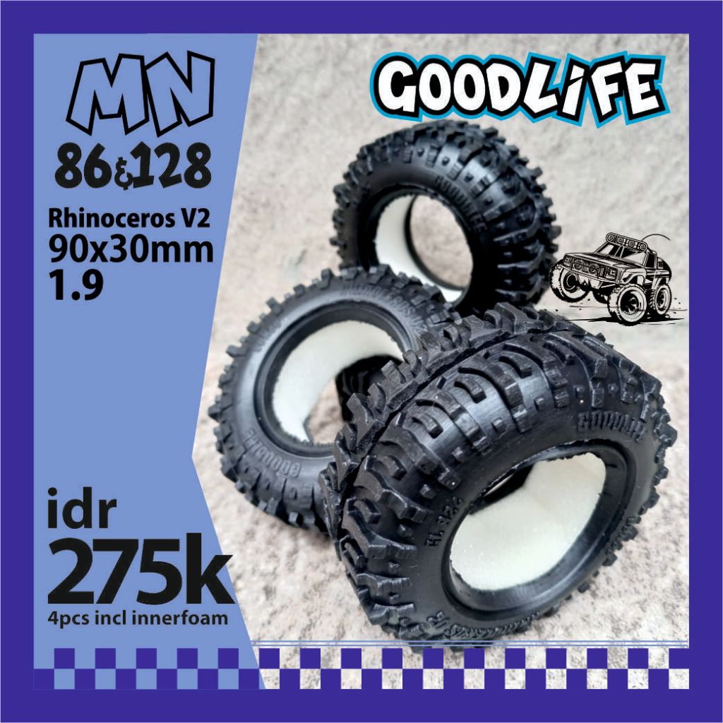 Ban Rc Goodlife Rhinoceros v2 90mm