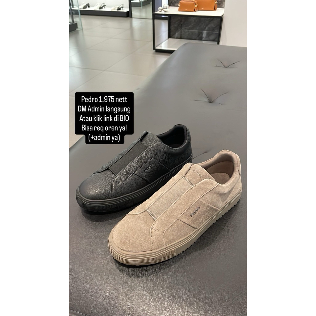Sepatu pria sneakers pedro original