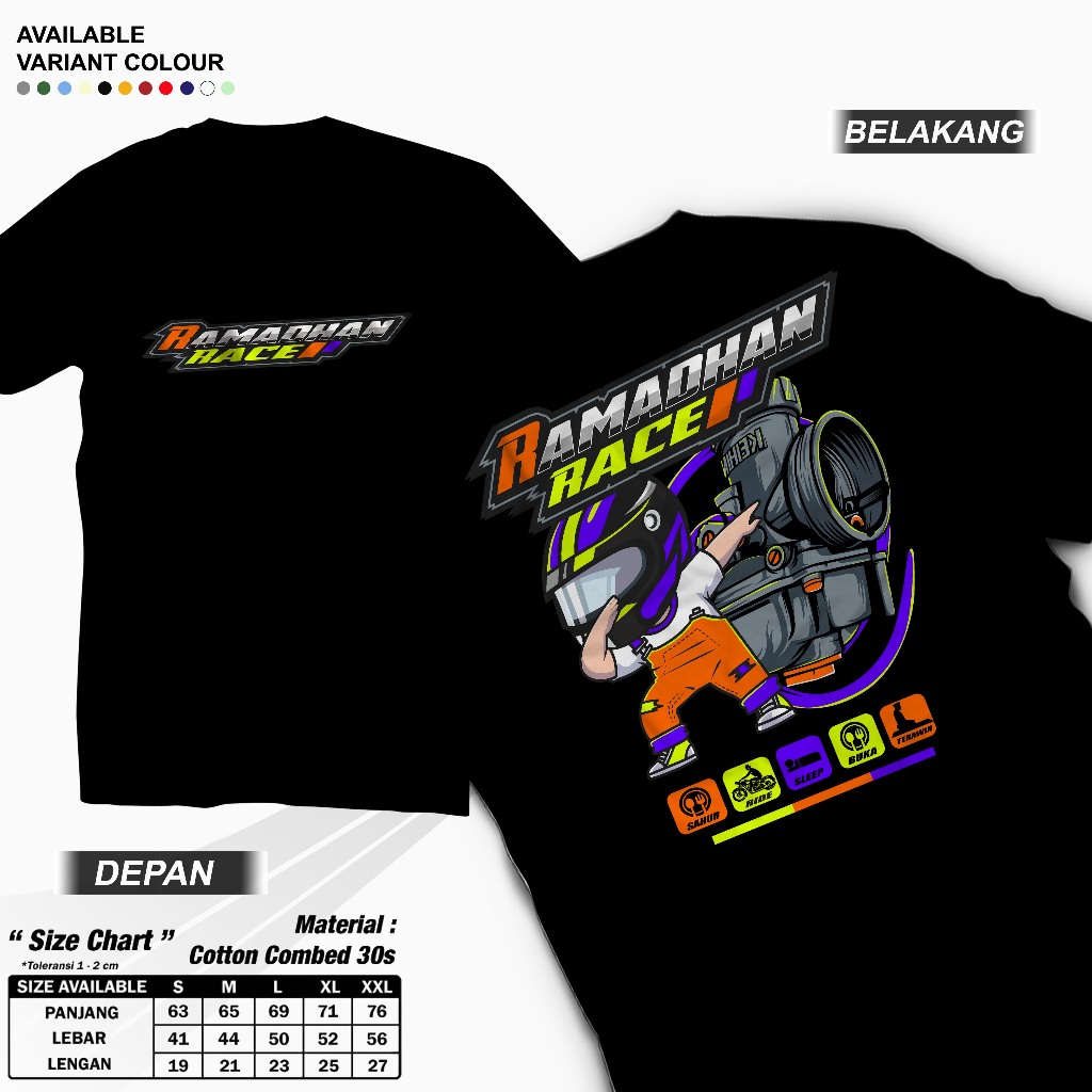 KAOS RAMADHAN RACE TERBARU EDISI 2026 ORIGINAL / KAOS RAMADHAN RACE 2026