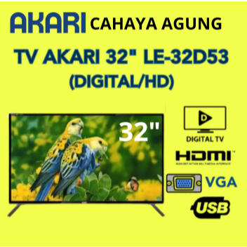 Akari 32 Inch Digital TV LE-32D53