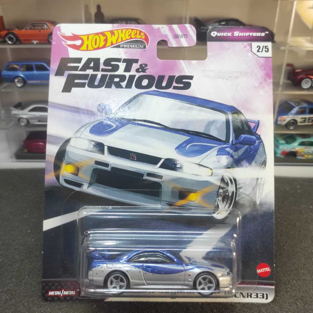 Hotwheels Fast&Furious Nissan Skyline GT-R (BCNR33)