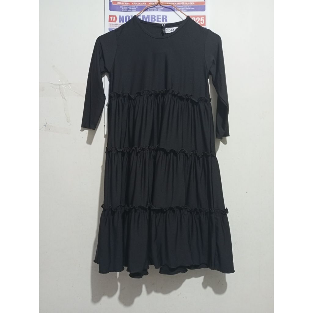 gamis anak, oneset gamis , gamis set jilbab, gamis polos, gamis hitam, gamis