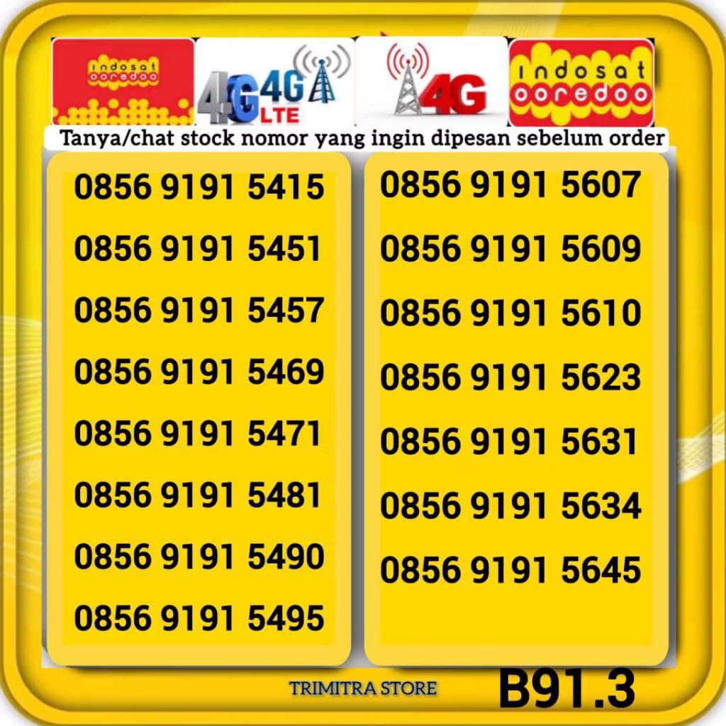 Nomor Cantik Indosat Rapih Im3 Bisa digunakan Semua Wilayah Cod