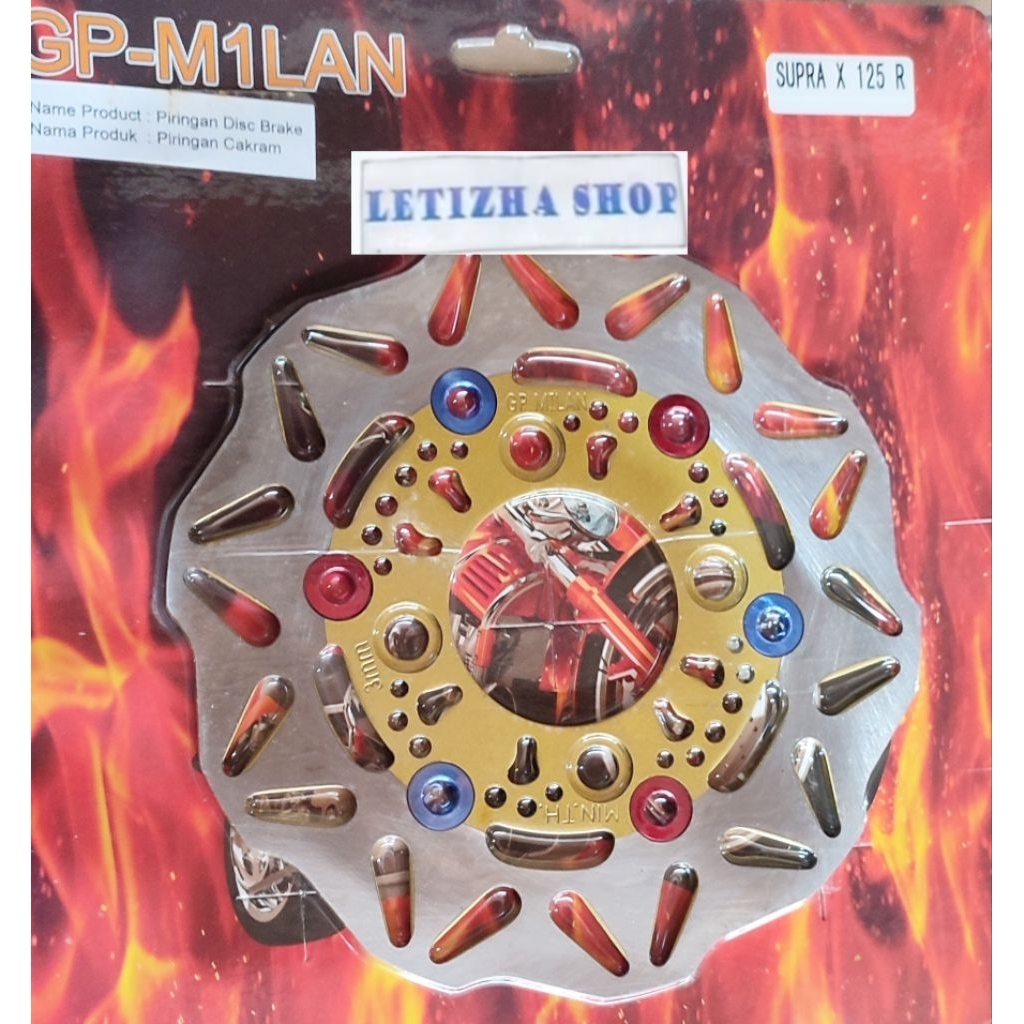 PIRINGAN CAKRAM BELAKANG HONDA SUPRA X125// BLADE 125 PIRINGAN DISC BRAKE BELAKANG HONDA SUPRA-X125,