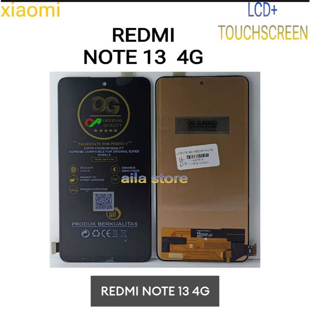 LCD TOUCHSCREEN XIAOMI REDMI NOTE 13 4G / M7 PRO  ORIGINAL OG SUPER FULL SET