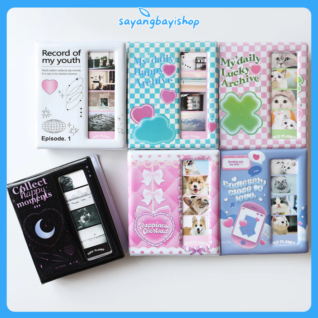 [COD]Album collect book kolbuk photostrip binder korea bookmark photo studio foto strip koleksi keua
