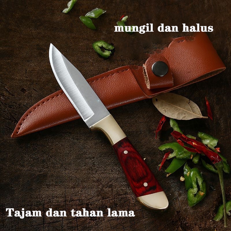 RAMO Pisau Mongolia  Super Knife Pisau Super Tidak ada karat, Tidak ada chipping