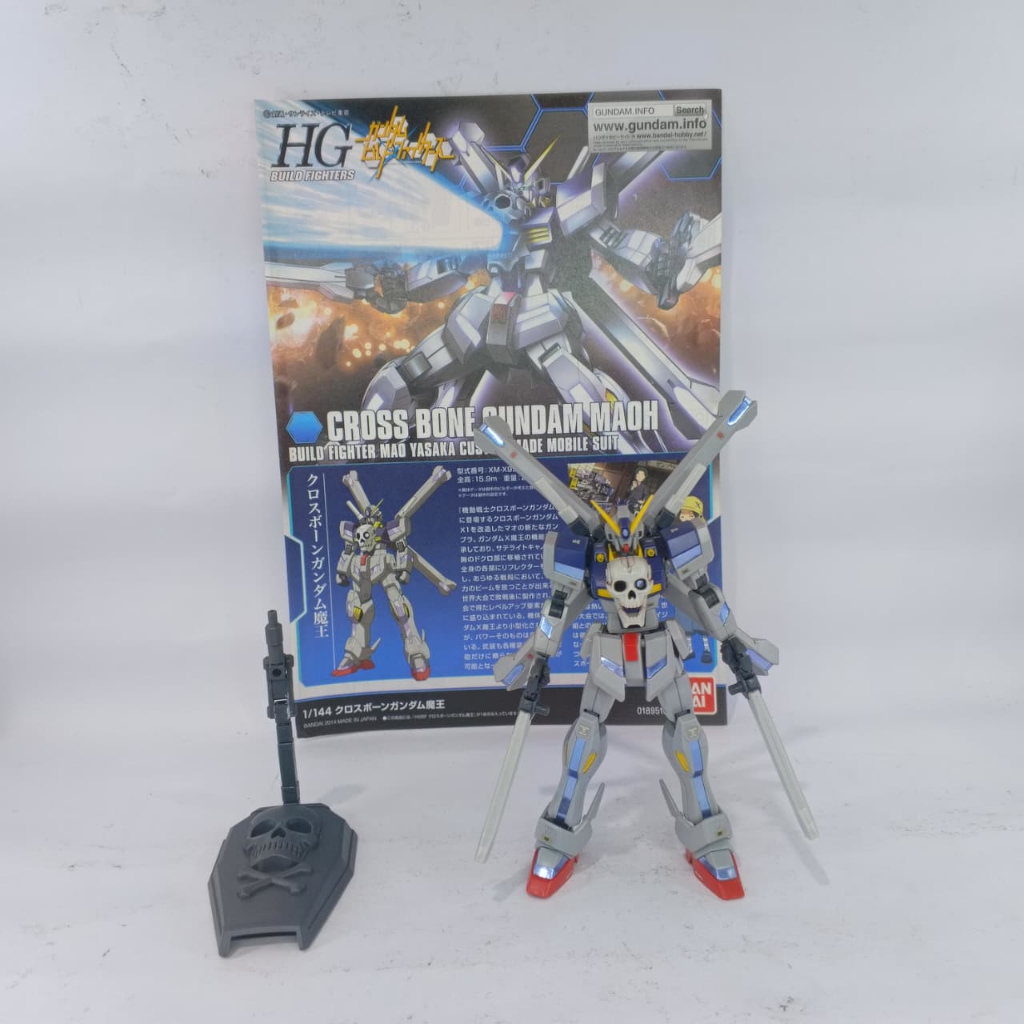 Bandai HGBF Crossbone Maoh / Model Kit Gundam HG 1/144 2nd Sudah Rakit HS092