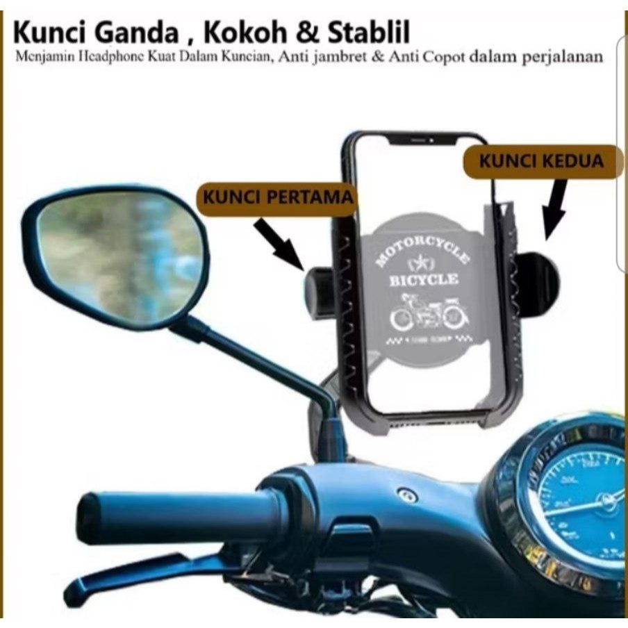 Holder HP anti maling / holder Hp spion Motor anti maling