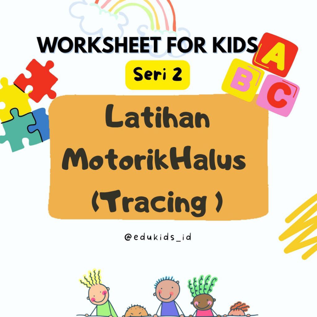 Worksheet digital edukasi anak printable