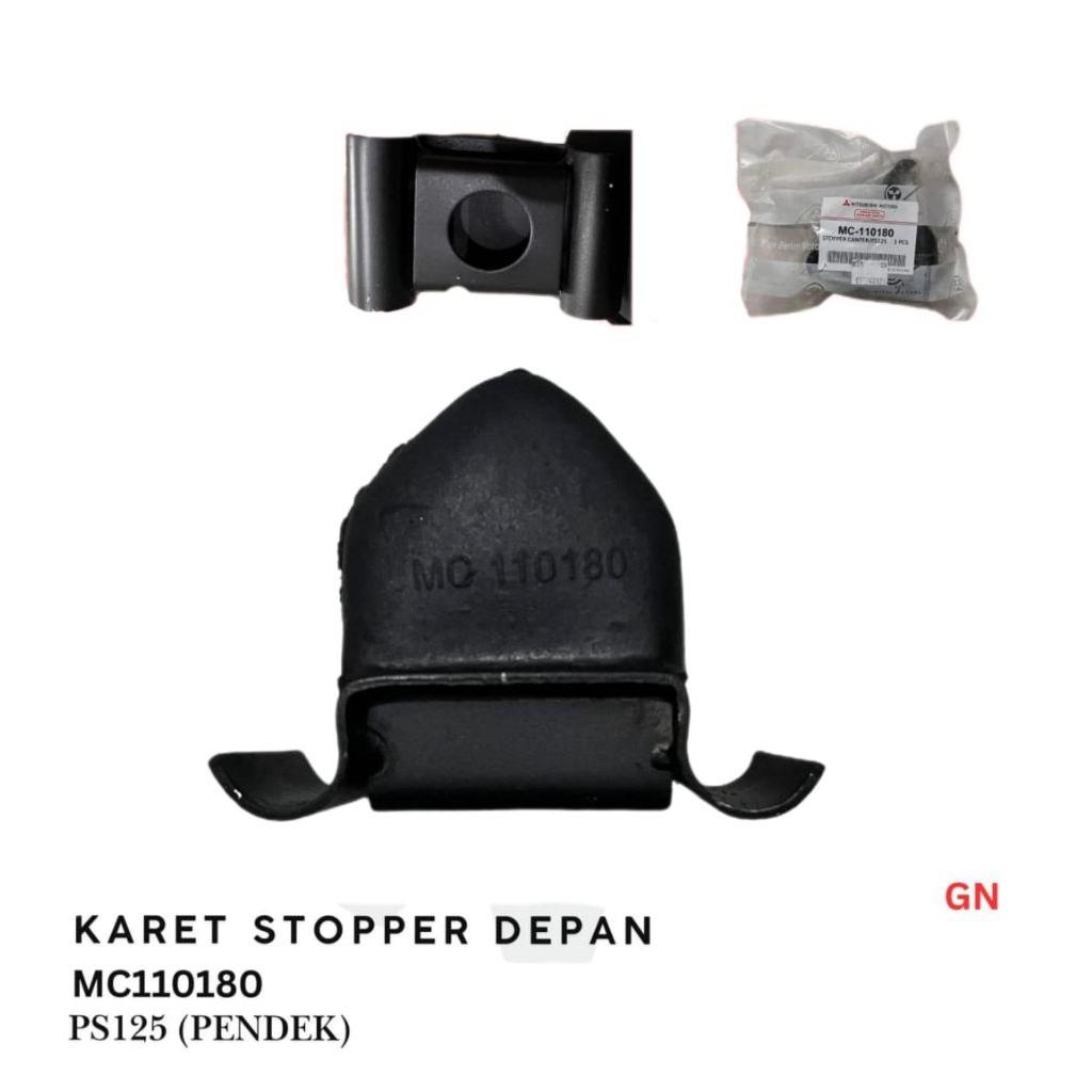 KARET STOPPER DEPAN PS125 (PENDEK) MC110180