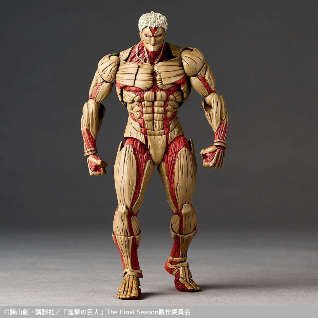 Revoltech Attack on Titan Amazing Yamaguchi Armored Titan dari seri Attack on Titan new misb