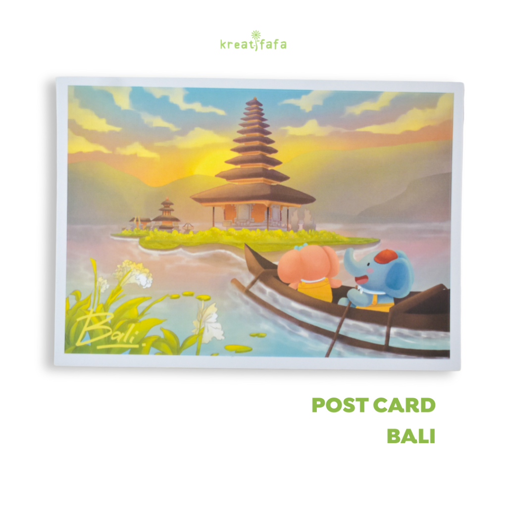 [Kreatifafa] Postcard Edisi Kota di Indonesia-Bali