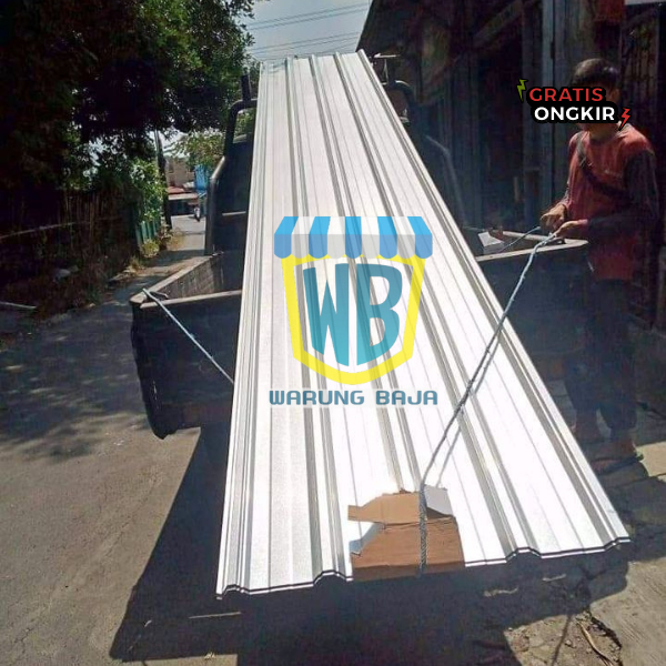 Spandek 0.25mm (B) - atap spandek - warung baja - spandek besi