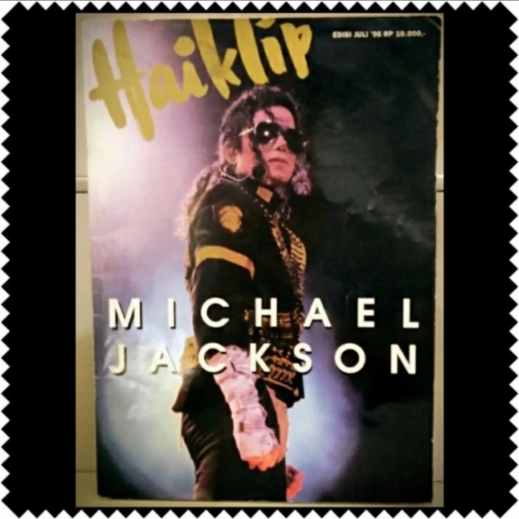 Majalah HAI klip edisi spesial Michael Jackson - Juli 1995