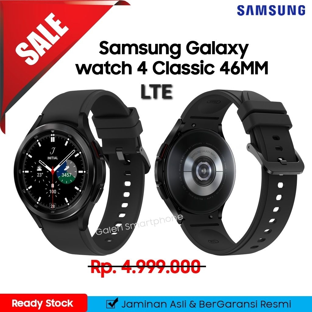 Samsung Galaxy Watch 4 Classic LTE 46mm Garansi Resmi Samsung Indonesia SEIN