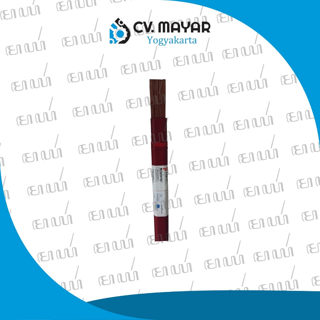TECHWELD TG-70G Kawat Las Besi Tig Rod ER70S-G 1.6mm, 2.4mm, 3.2mm [PER KG & PER KALENG / BOX]