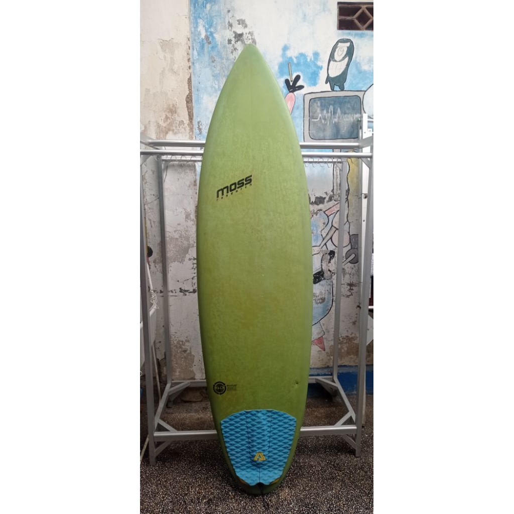 Papan Surfing MOSS Size 5'7 Second, Papan Surfing Second Murah, Papan Surfing Murah