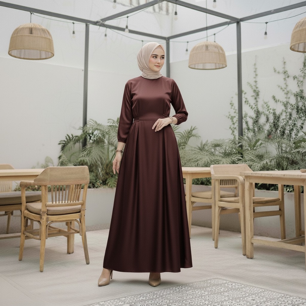 RMD06| ADIBA GAMIS| DRESS WANITA KEKINIAN| GAMIS LEBARAN| DRESS HARI RAYA| GAMIS JUMBO| DRESS WANITA