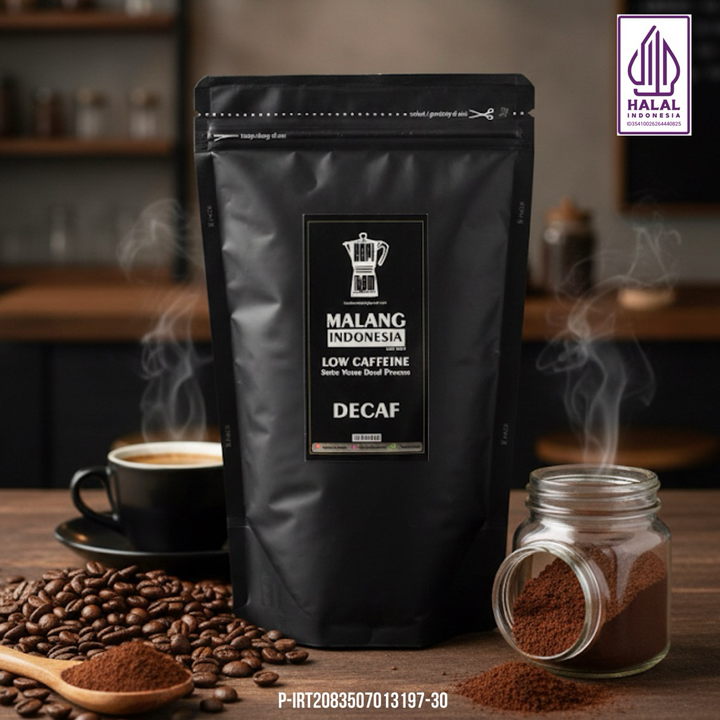 KOPI DECAF 250 gram | DECAF ROBUSTA COFFEE | LOW CAFFEIN