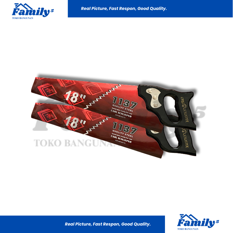 Gergaji Kayu Gagang Kayu CS Original Carl Schlieper 18" inch 1137