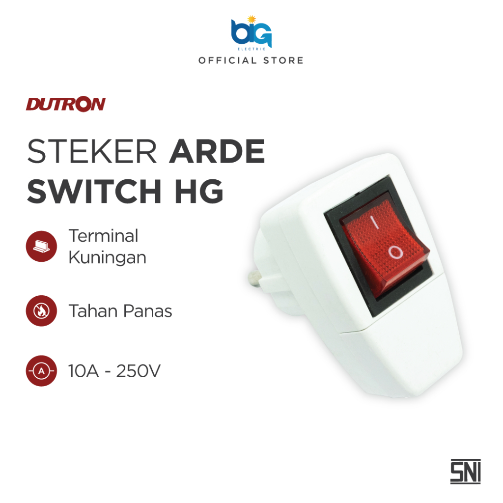 DUTRON Steker Saklar Lampu