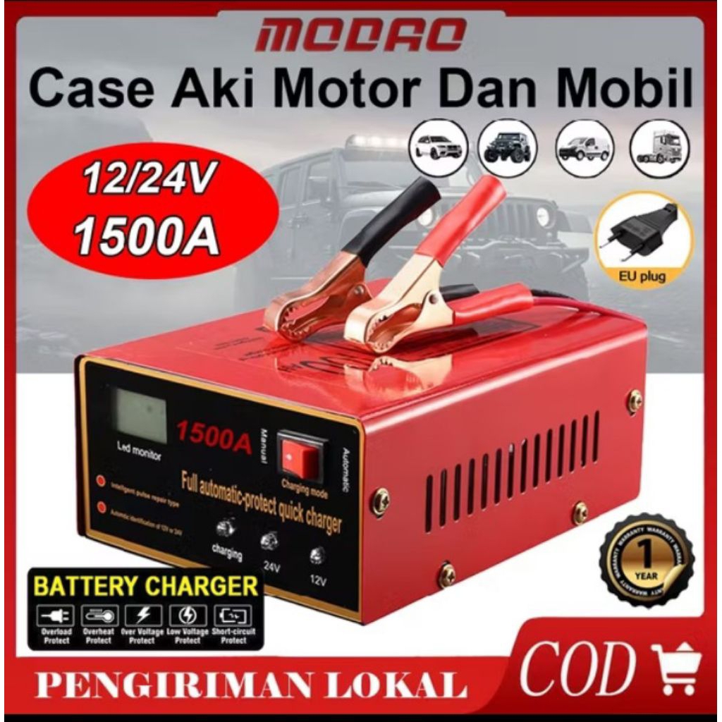 charger aki motor dan mobil