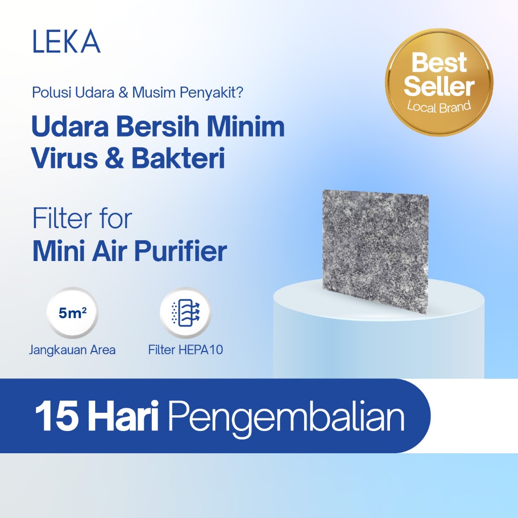 LEKA - AP7705 Portable Air Purifier - Replacement Filter - Filter HEPA