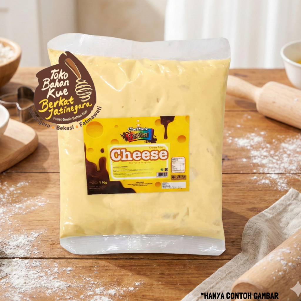 CHEFMATE PASTA FILLING CHEESE ( KEJU ) / FILLING KEJU KEMASAN 1 KG
