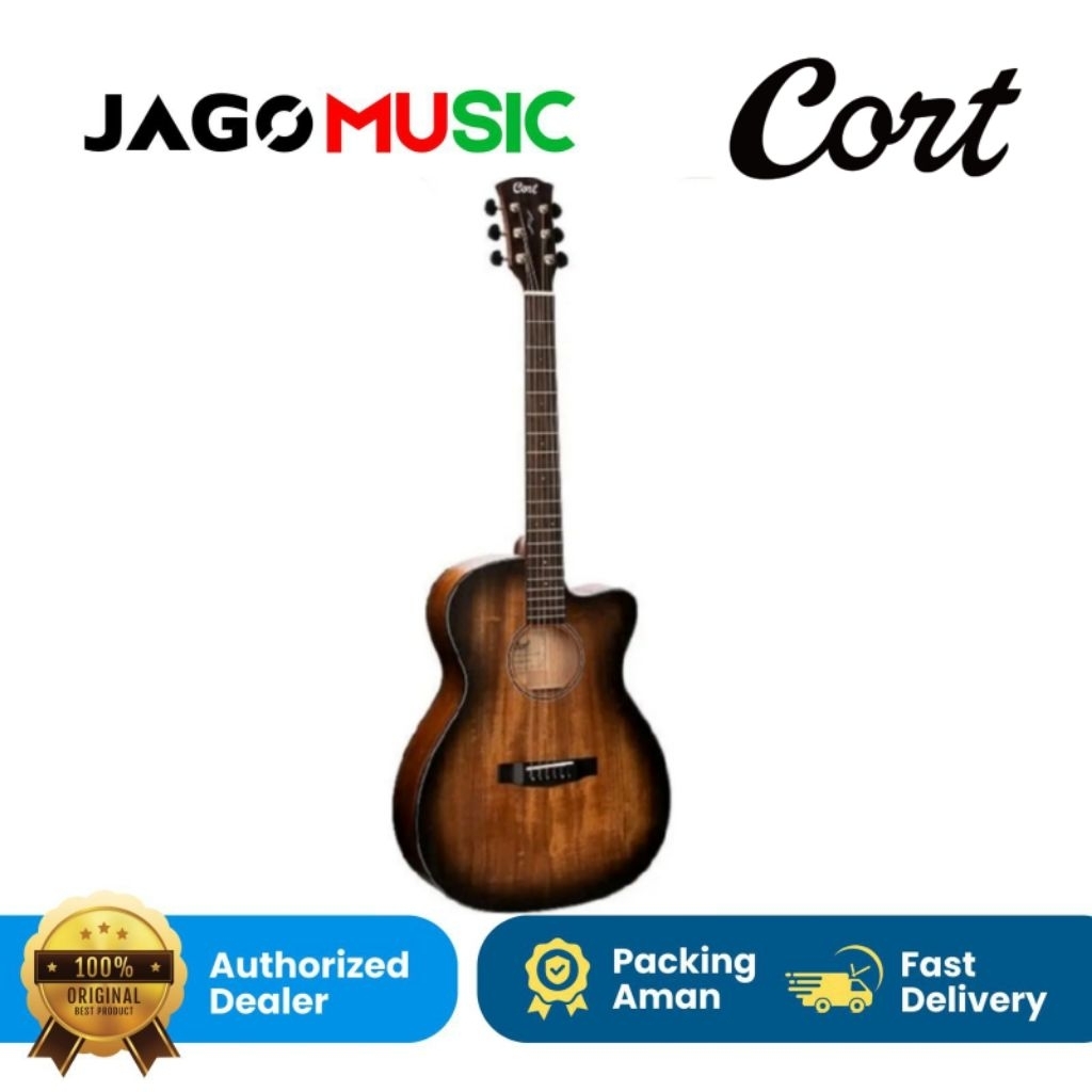 Gitar Guitar Elektrik Electric CORT CORE OC AMH Mahogany OPBB Original