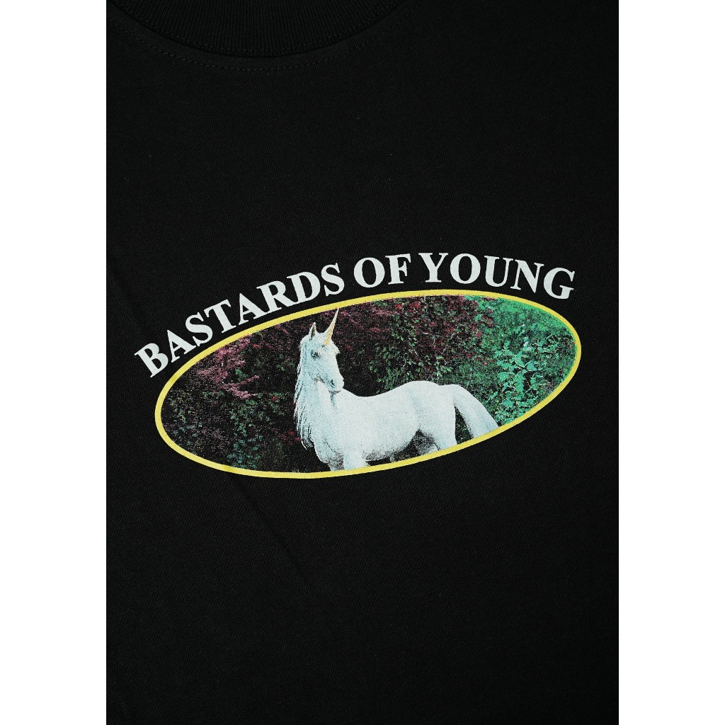 Bastards Of Young T-shirt - Unicorn Tee Black