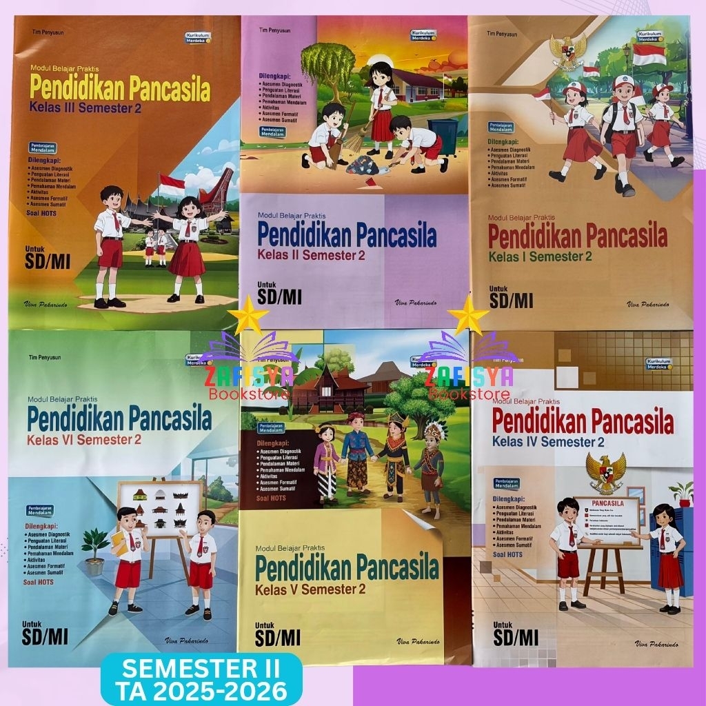 LKS LOGIKA VIVA PAKARINDO KELAS 1-6 SD/MI SEMESTER 2 TA 2025/2026 KURIKULUM MERDEKA