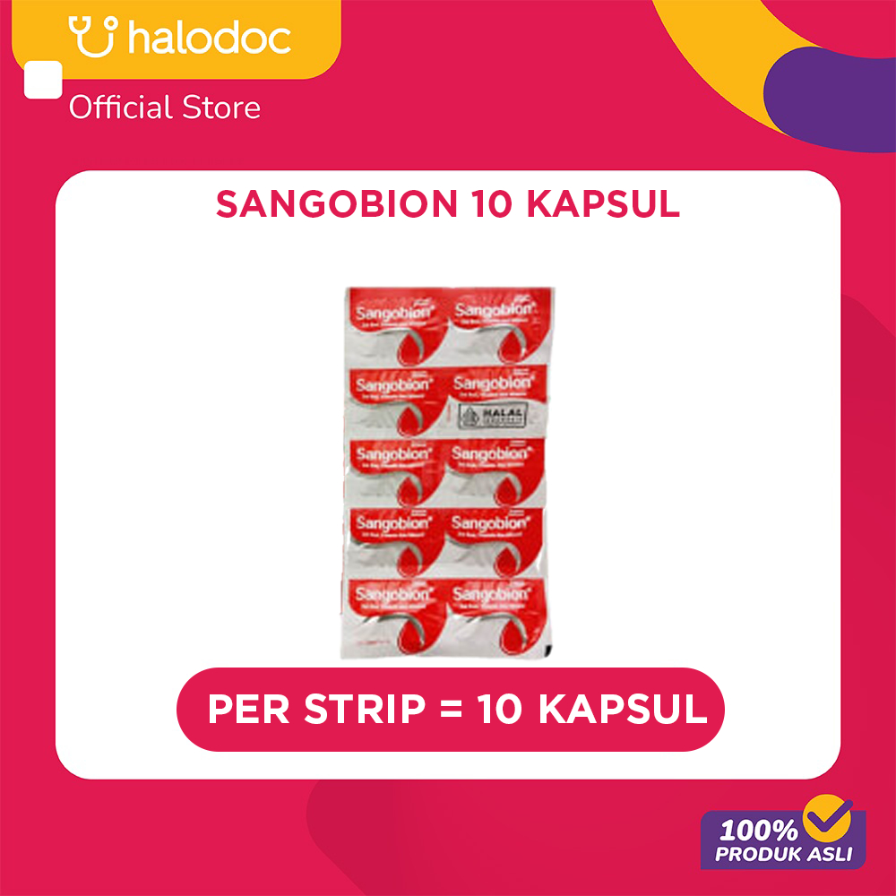Sangobion 10 Kapsul - Vitamin Penambah Darah