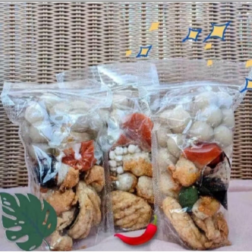 Baso Aci Termurah Baso Aci Ayam Suwir Bakso Aci Cemilan Makanan Instan /Harga Reseller Termurah