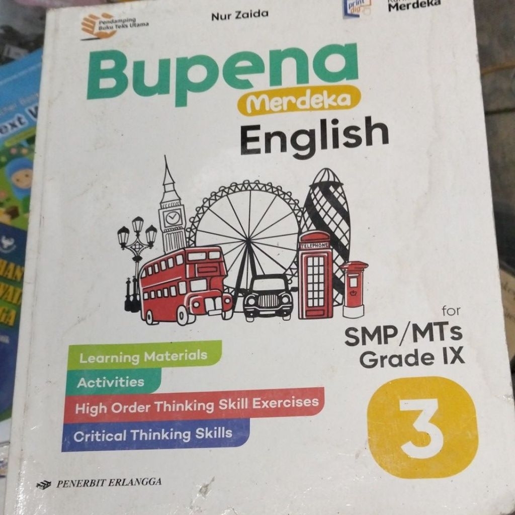 bupena merdeka English kelas 3 smp kurikulum merdeka