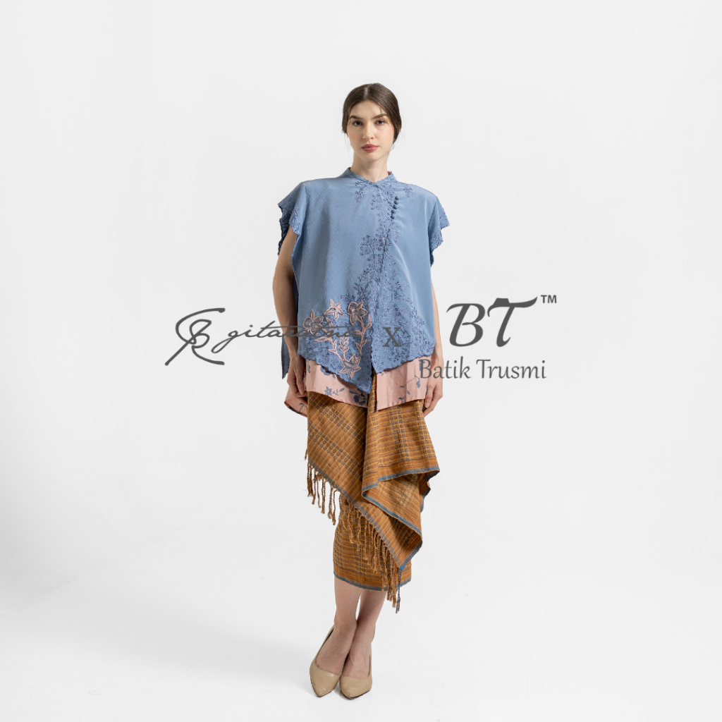 GITARATNA x BT Batik Trusmi Nirmala Outer batik atasan wanita