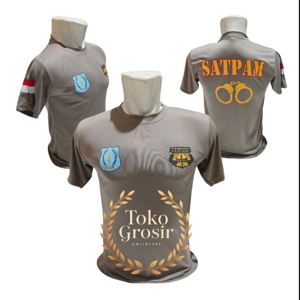 Kaos satpam model gada pratama