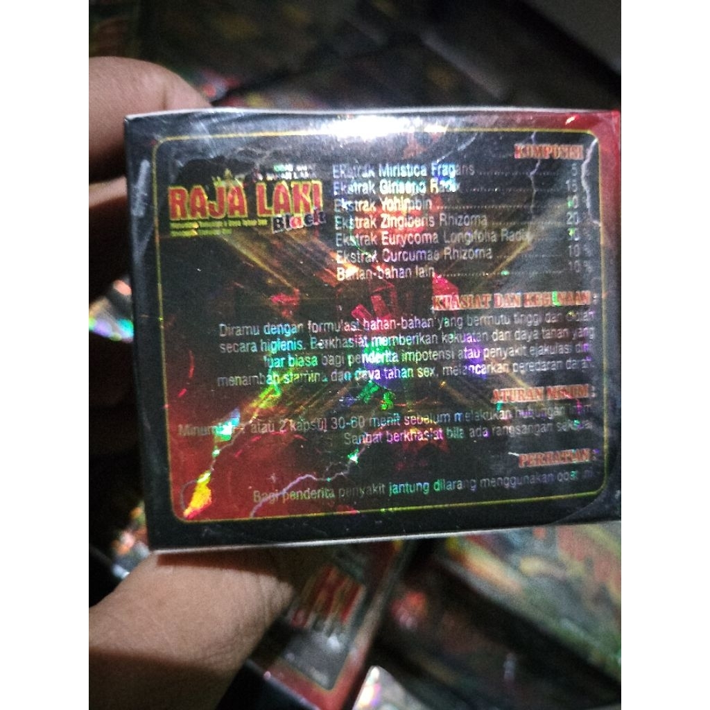 RAJA LAKI BLACK kapsul