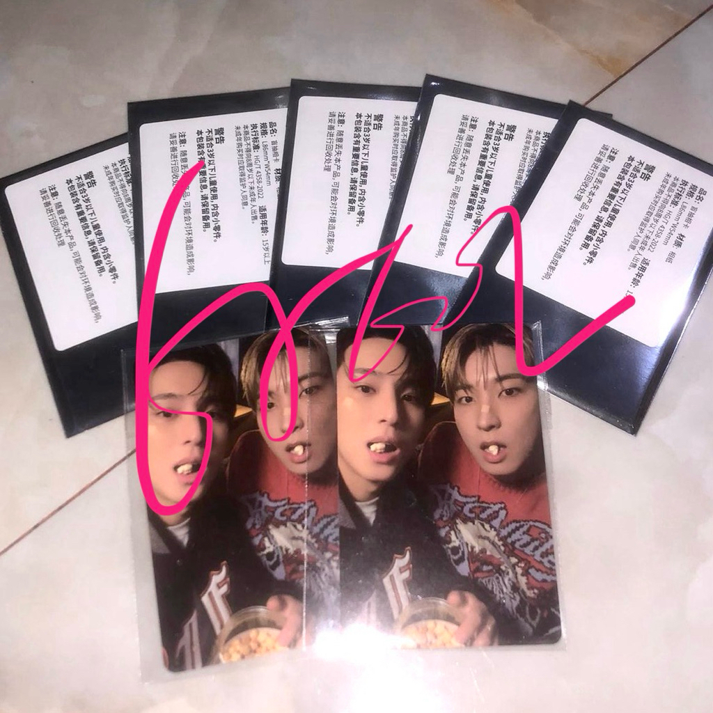 ready stock revenged love official polaroid mingyu wonwoo minwon weverse pob dicon popcorn