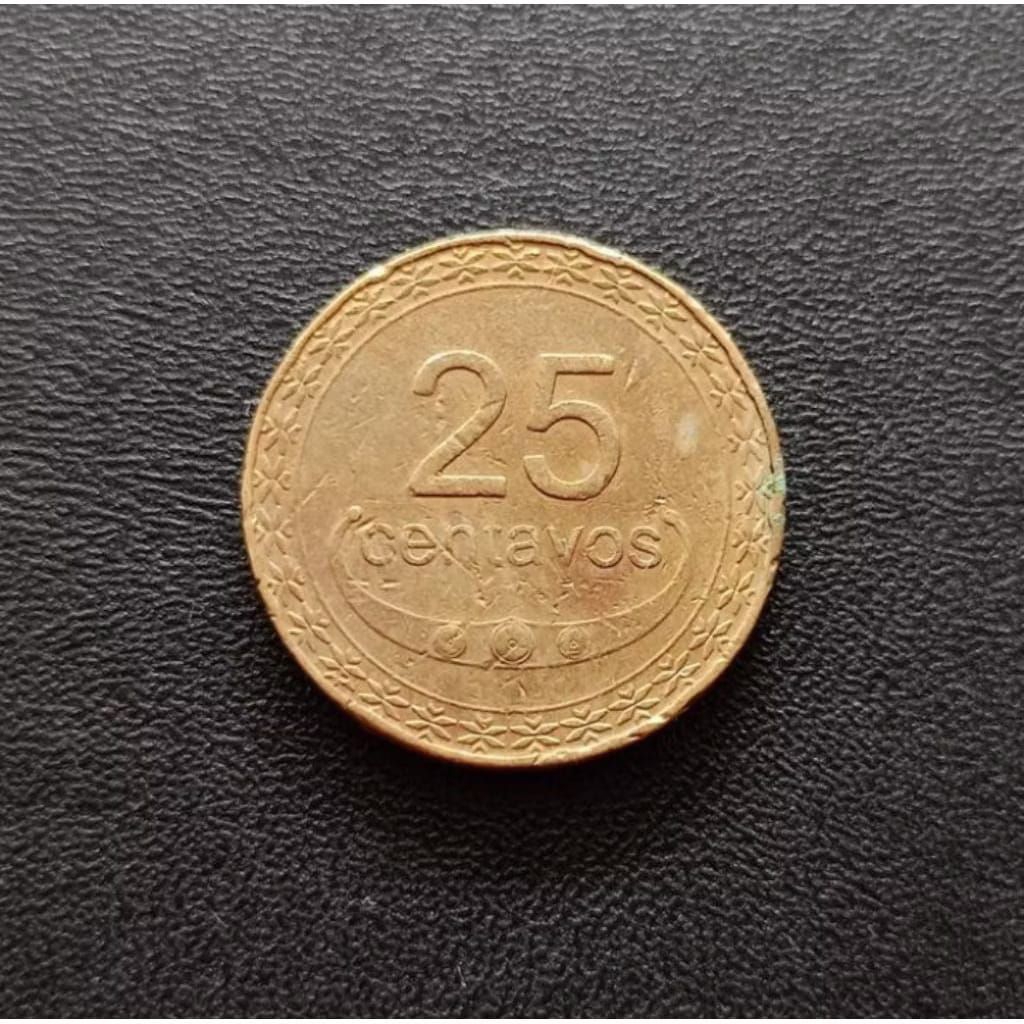 Koin 25 Centavos Timor Leste TP12cv Koleksi Coin Logam Bekas Lama Kuno Jadul Langka Asing Luar Neger