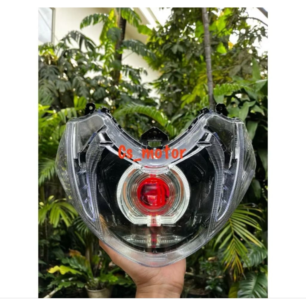 REFLEKTOR LAMPU DEPAN MIO M3 SET BILED MERAH