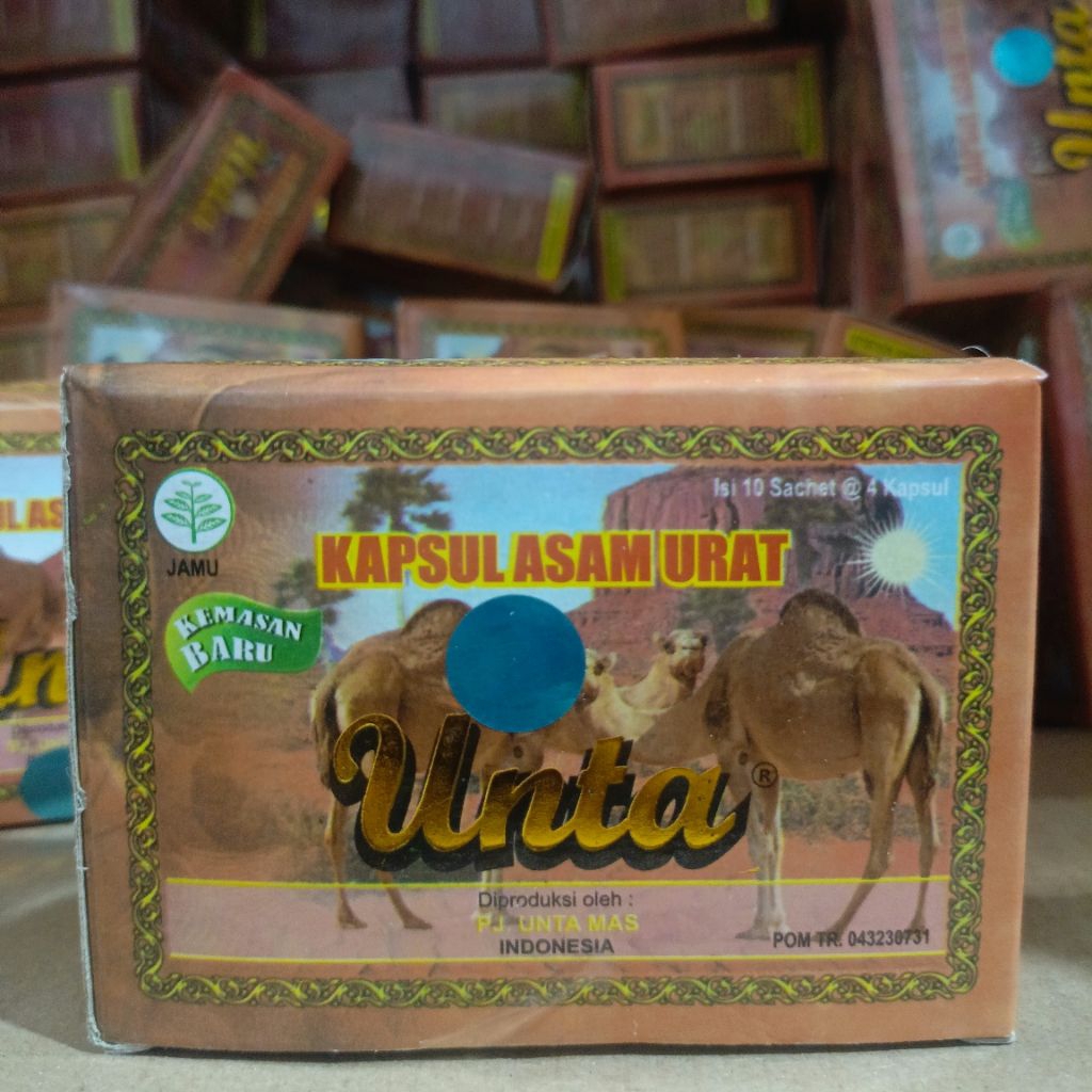 Kapsul asam urat cap Unta Ori 100%